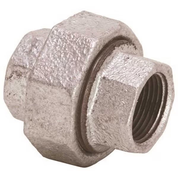 3/4 Lead Free Galvanized Malleable Fitting Union Silver, Proplus, Mfr#: 44302